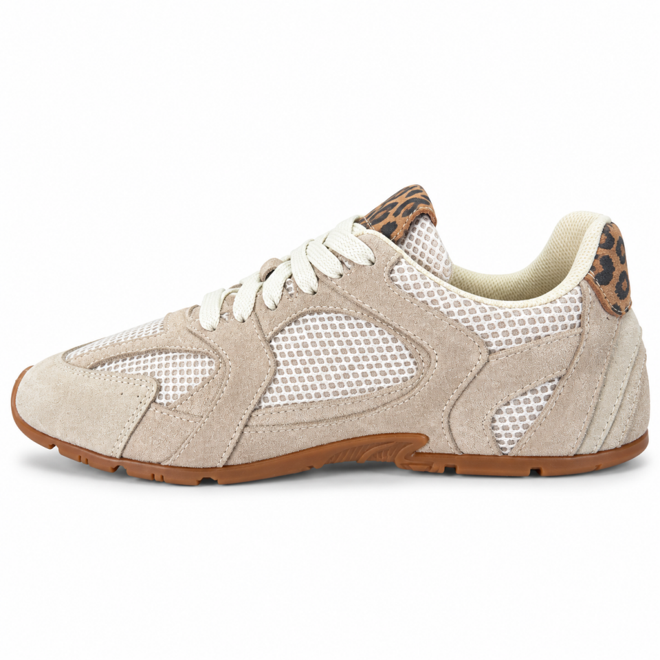 NEXT Kadın Sneaker Bej Süet Hakiki Deri