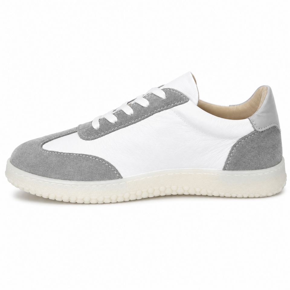 7068 Kadın Sneaker Beyaz Multi Hakiki Deri