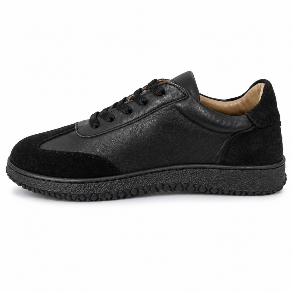 7068 Kadın Sneaker Siyah Hakiki Deri