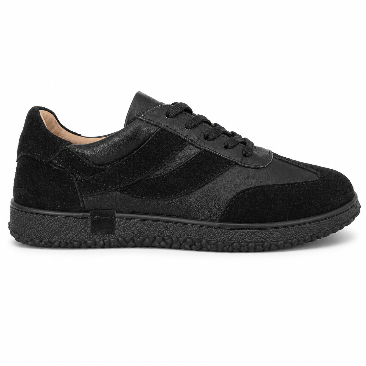 7068 Kadın Sneaker Siyah Hakiki Deri