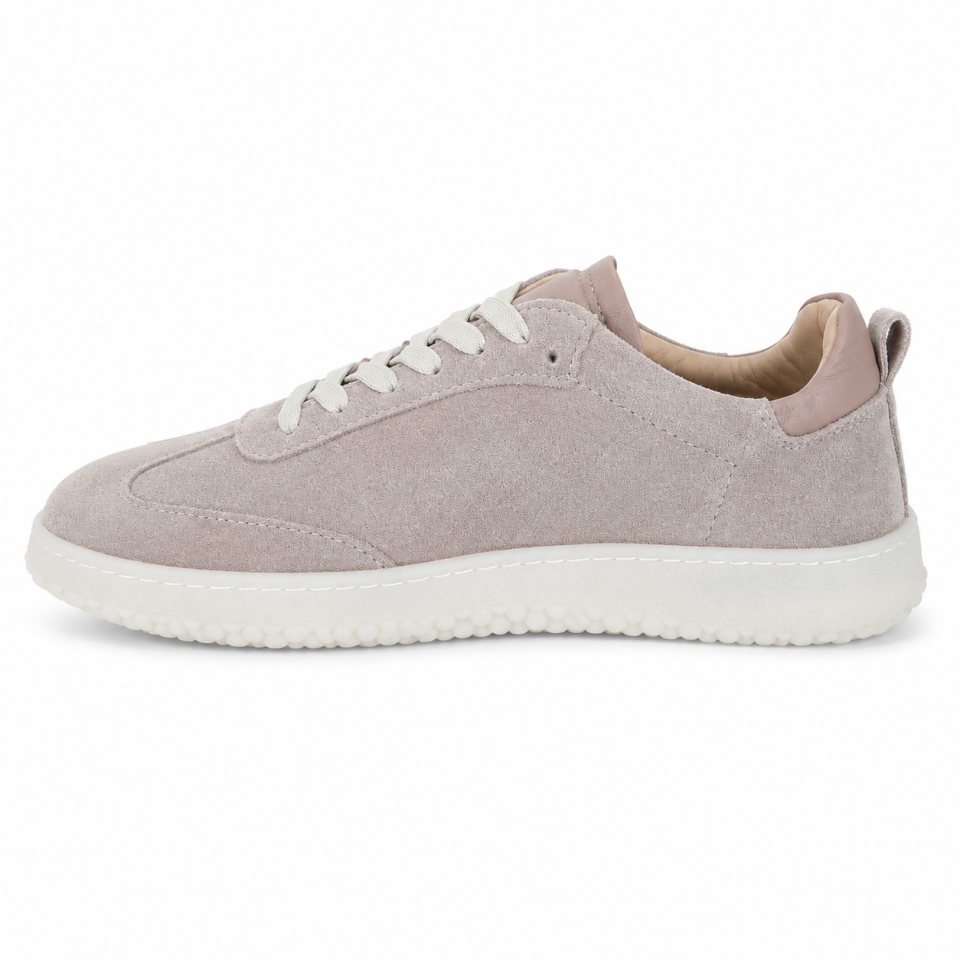 7115 Kadın Sneaker Vizon  Süet Hakiki Deri