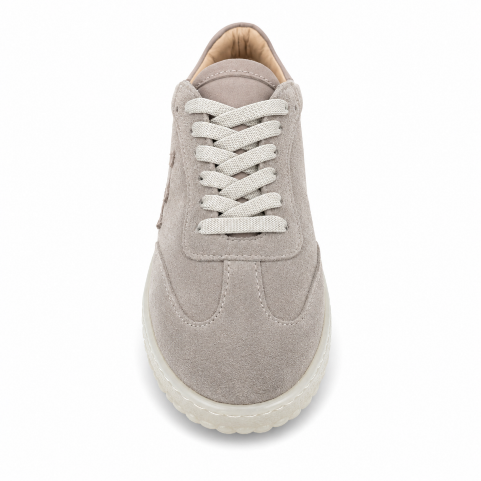 7115 Kadın Sneaker Vizon  Süet Hakiki Deri