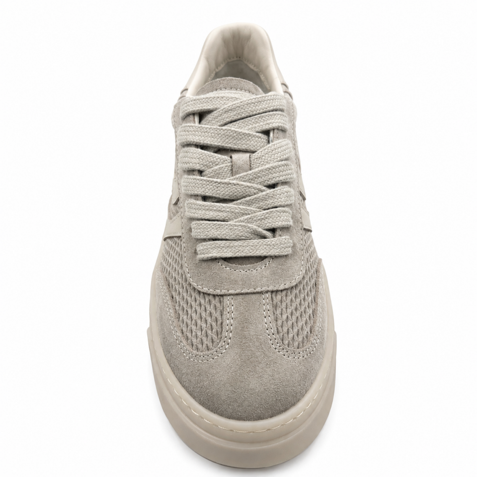 6809 Kadın Sneaker Buz Süet Hakiki Deri