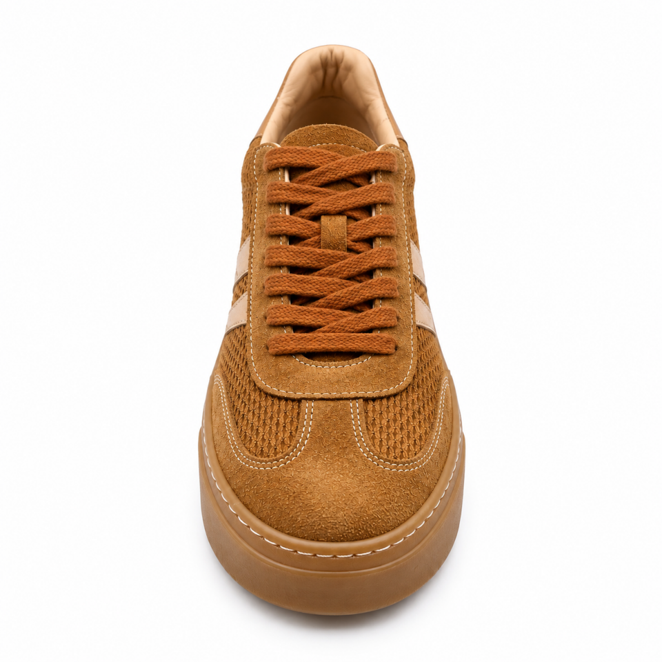 6809 Kadın Sneaker Taba Süet
